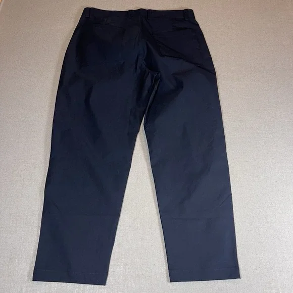 Lululemon Relaxed-Tapered Smooth Twill Trouser 34x28 True Navy Men's LM5AN1S - Picture 10 of 16